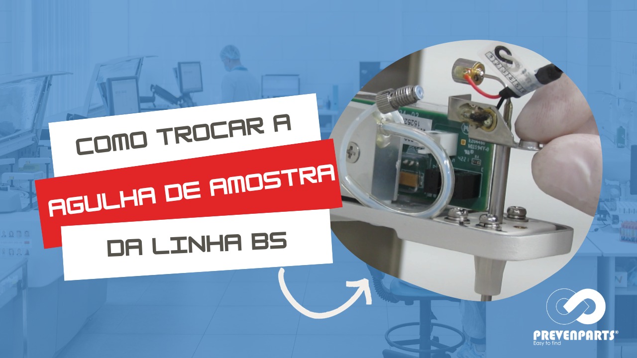 Como trocar a agulha de amostra d linha bs